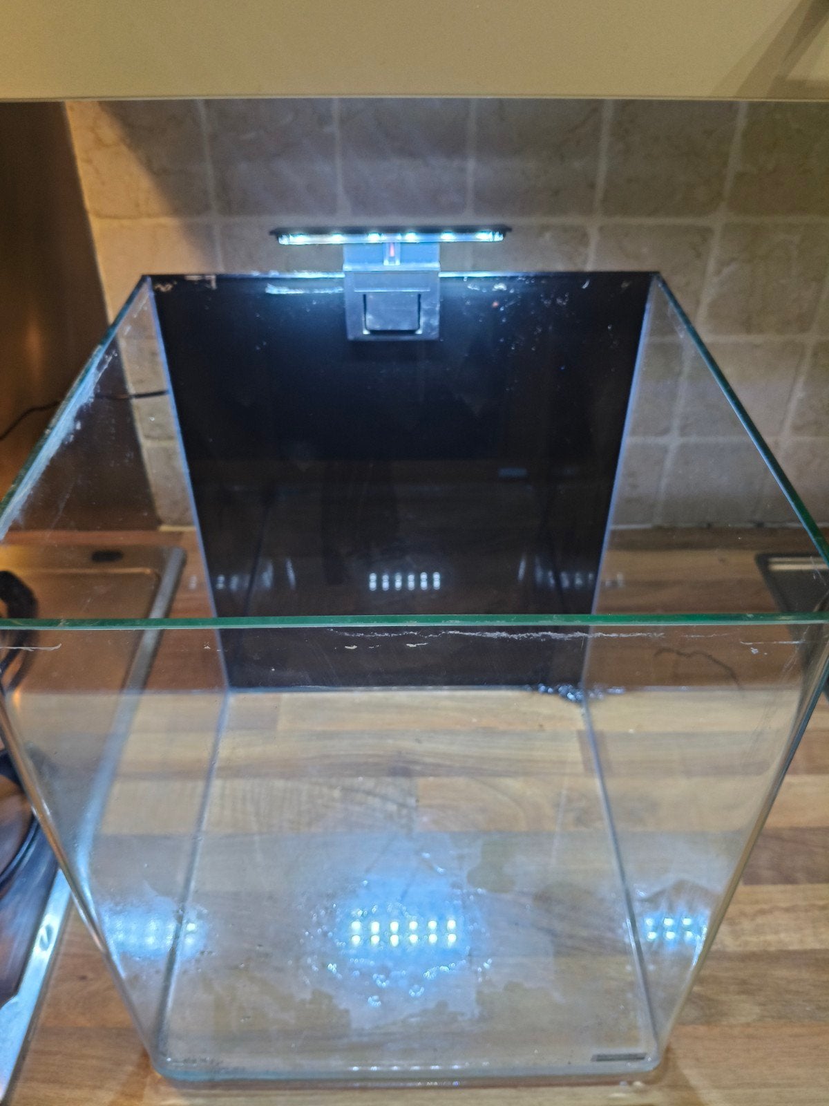 dennerle nanocube 30x30x35, Dieren en Toebehoren, Ophalen, Inclusief toebehoren, Leeg aquarium, Dennerle