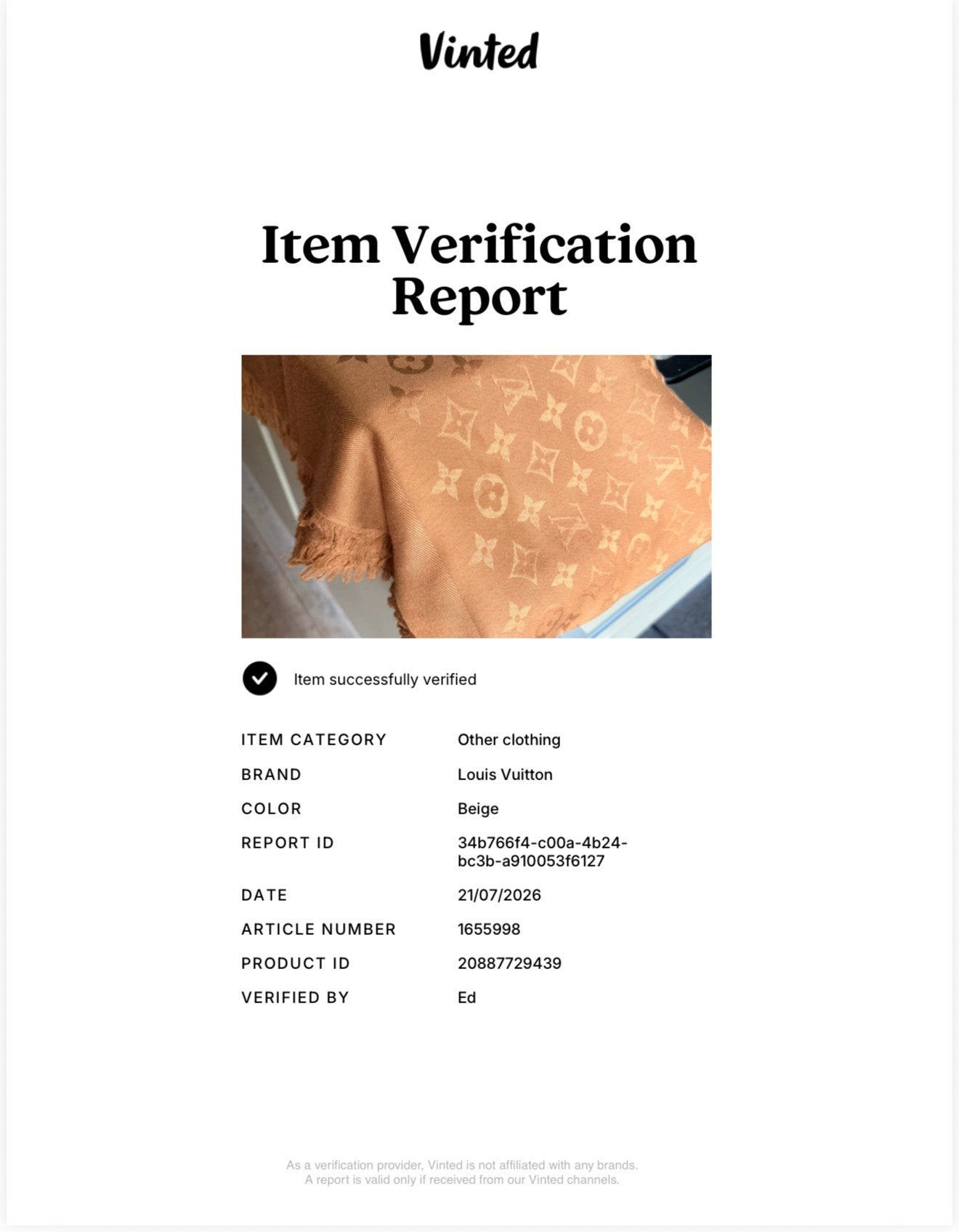 Louis Vuitton Monogram Sjaal Bruin Zijde Wol in box en bon, Kleding | Dames, Mutsen, Sjaals en Handschoenen, Ophalen of Verzenden