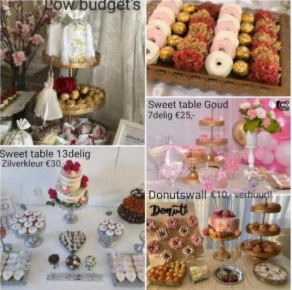Sweet Table & Donutswall te huur voor € 25,-, Ophalen of Verzenden, Nieuw, Overige