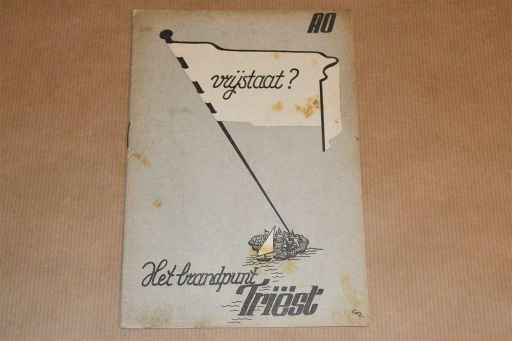 Het Brandpunt Triëst Vrijstaat? [1946] Vintage Boekje, Ophalen of Verzenden, Gelezen, Europa