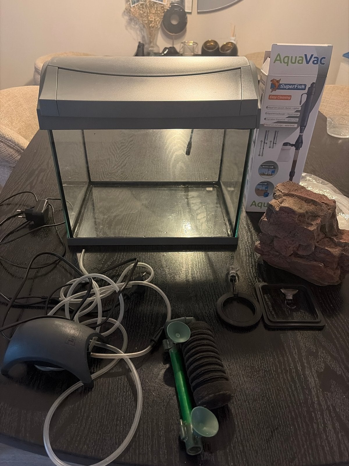 Net Aquarium, Ophalen, Zo goed als nieuw, Leeg aquarium