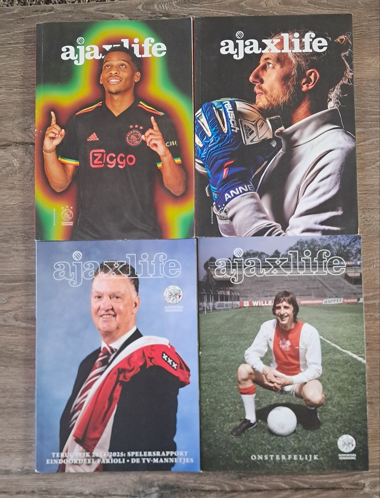 Ajax Life magazines - 4 stuks, Ophalen of Verzenden, Zo goed als nieuw, Ajax