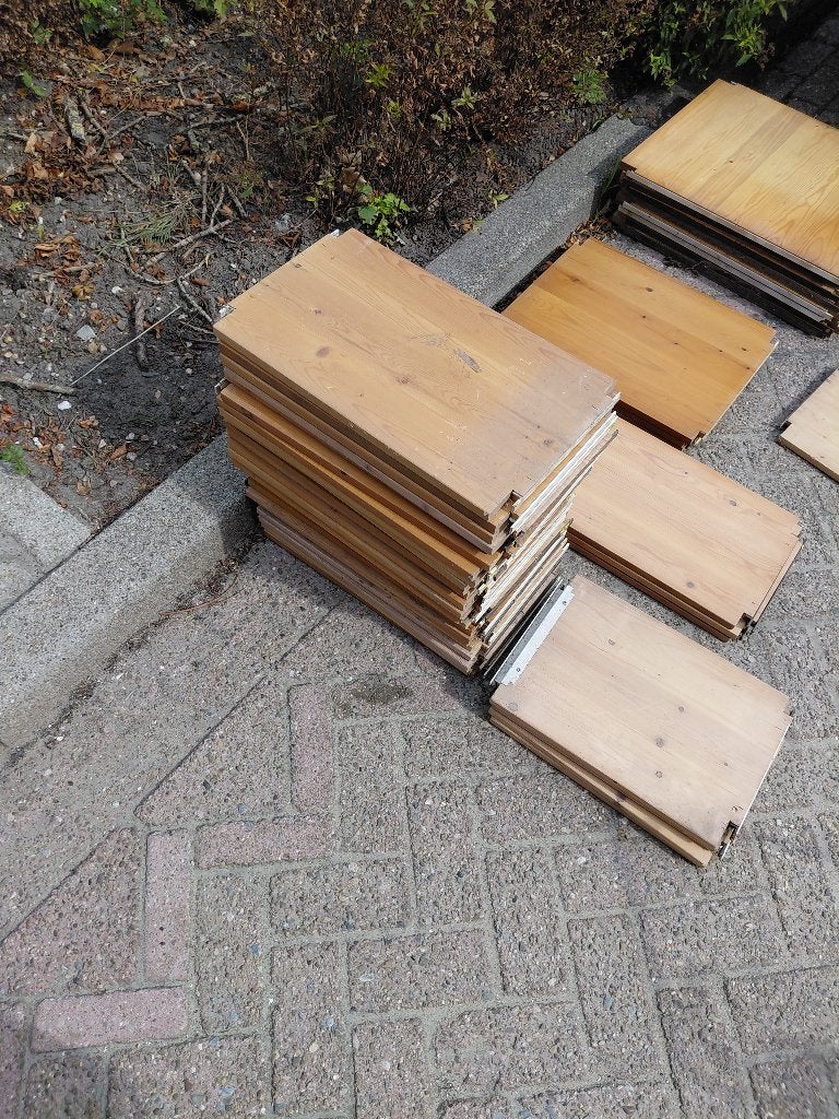 Planken Lundia, Ophalen, Gebruikt