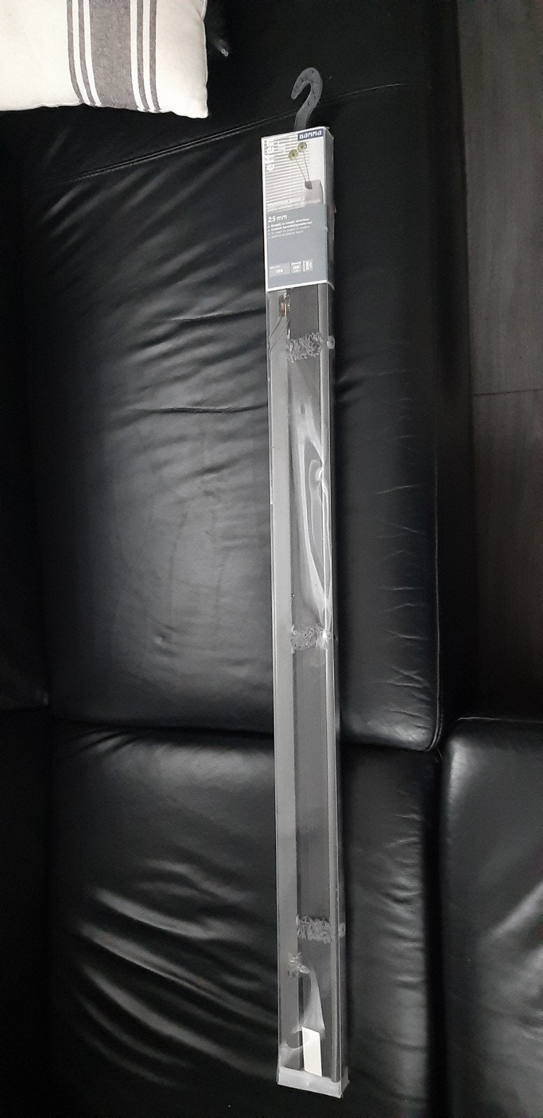 NIEUW LANGE jaloezie antraciet 250 x 100 x 2,5 cm, Jaloezie, Metaal, Nieuw, Verduisterend