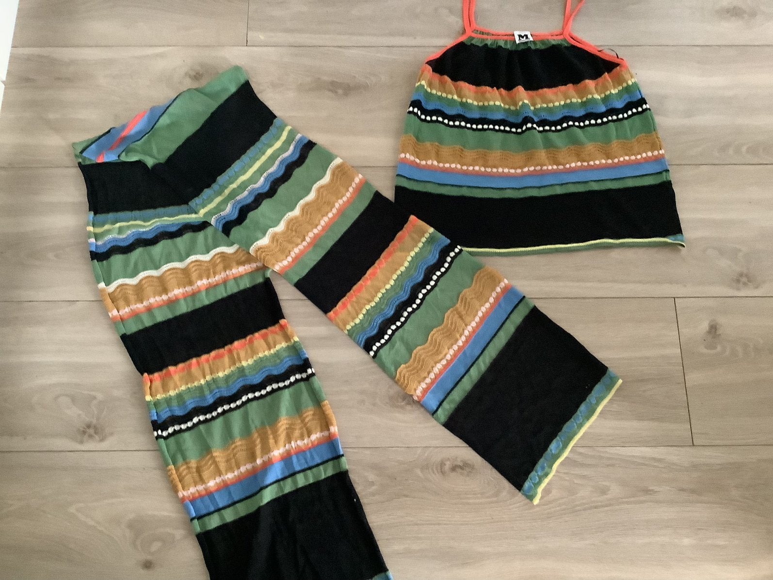 Missoni set top maat S en grote sjaal, Verzenden, Zo goed als nieuw, Maat 36 (S), Korte mouw