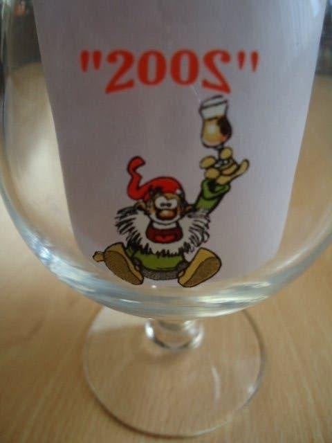 Chouffe glas 2002, 25 cl, Ophalen of Verzenden, Zo goed als nieuw, Glas of Glazen, Overige merken