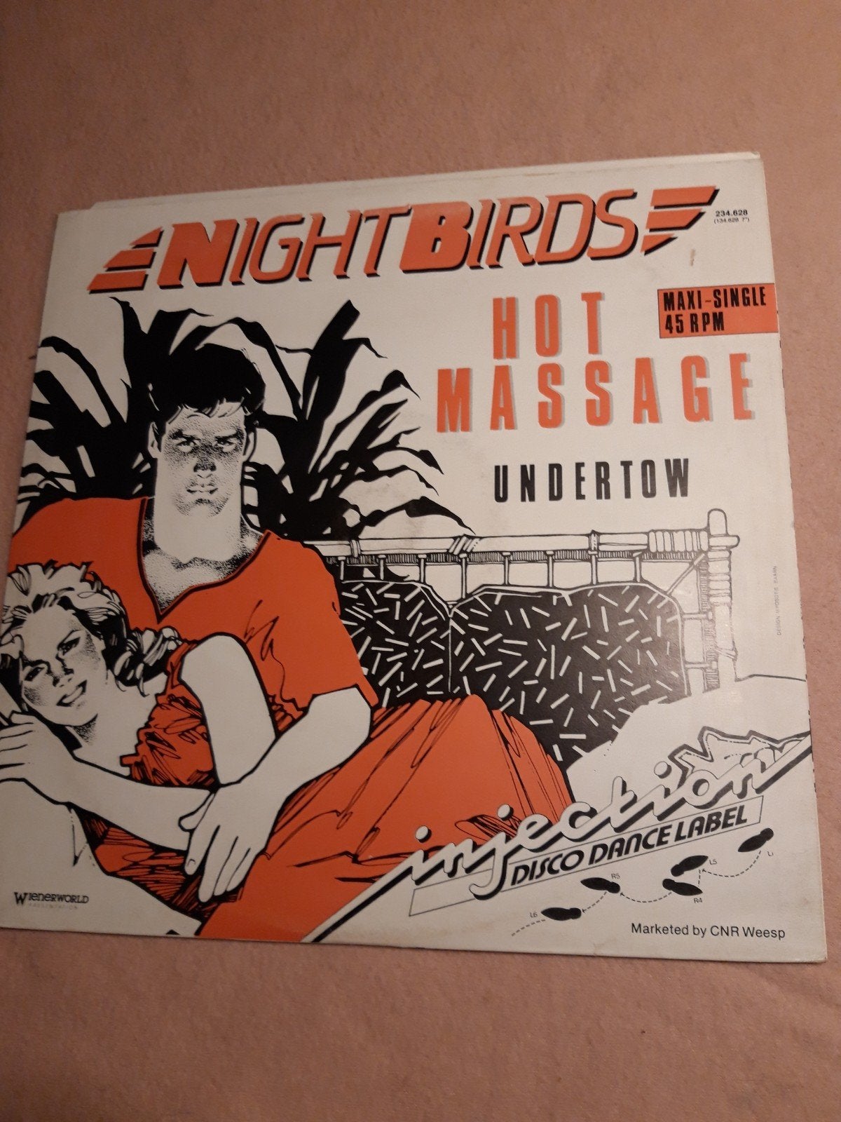 Maxi single/12" Nightbirds-Hot massage/Undertow, Ophalen of Verzenden, Gebruikt, 12 inch