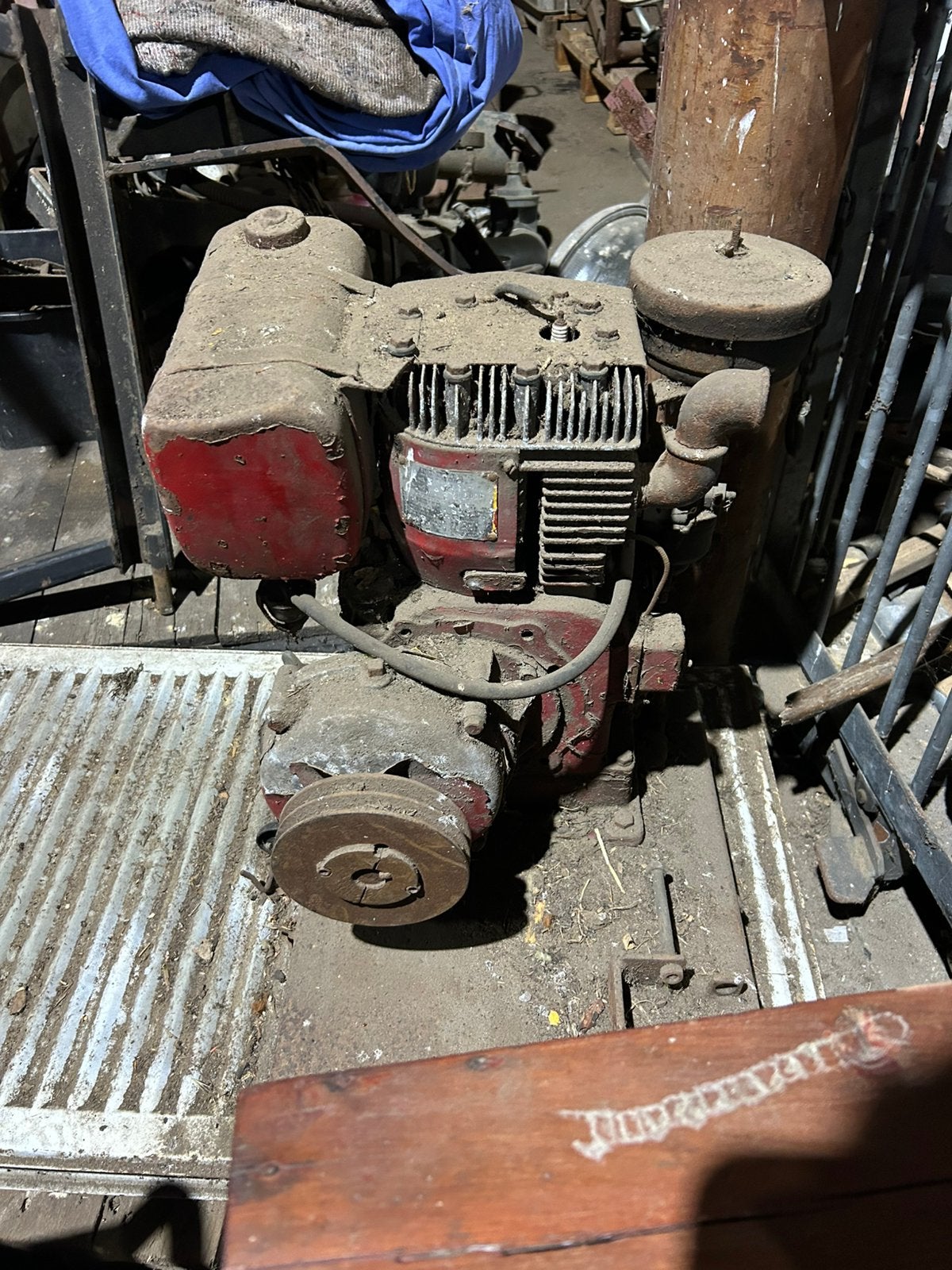 1 cilinder motorblok, Ophalen, Gebruikt
