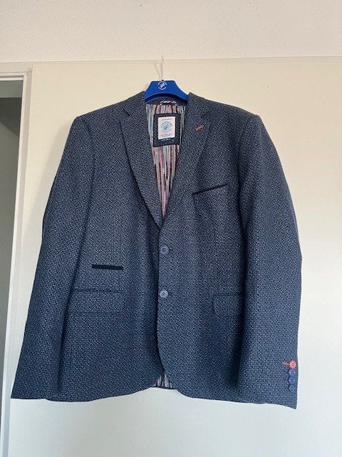A Fish Named Fred Colbert Jas Blauw Maat 56/58 (XL), Kleding | Heren, Ophalen, Blauw, Maat 56/58 (XL), A Fish Named Fred