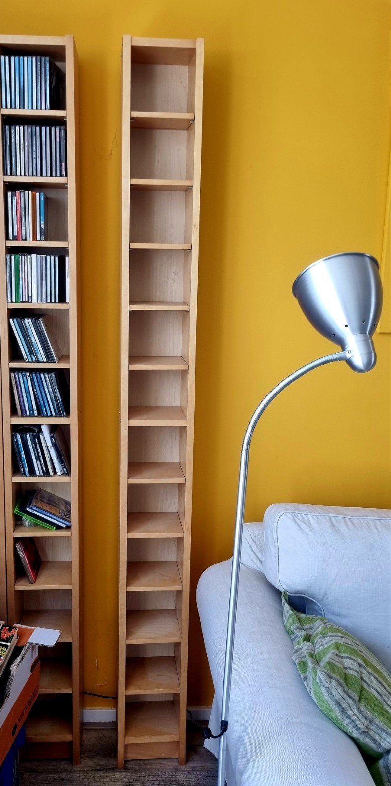 IKEA Billy CD kast - Houten CD/DVD opbergrek, Ophalen, Gebruikt, 150 discs of meer, Hout