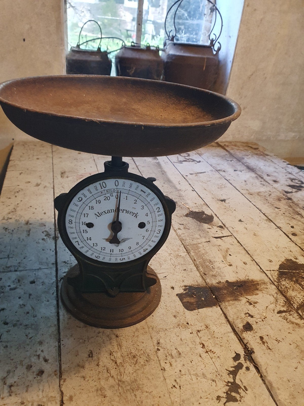 Antieke Alexanderwerk Weegschaal - Decoratief, Ophalen