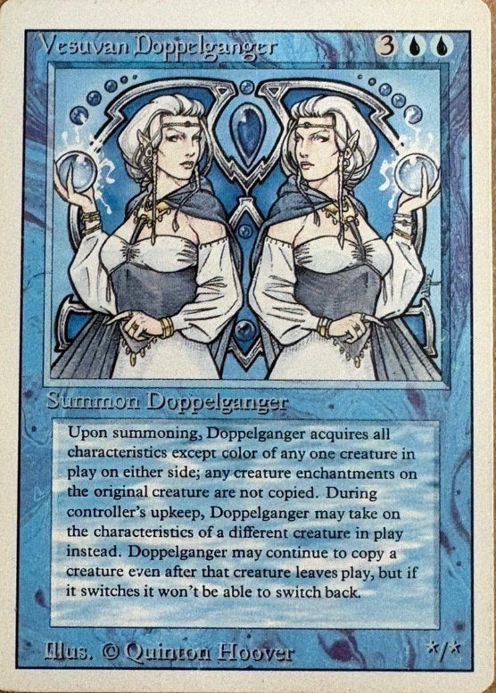 Gezocht Vesuvan Doppelganger, Clone en Shivan Dragons, Ophalen of Verzenden, Zo goed als nieuw