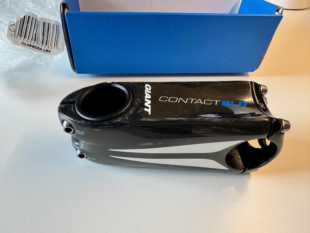 Giant Contact SLR OD2 Carbon stuurpen 90 mm - 8°, Fietsen en Brommers, Fietsonderdelen, Stuur, Zo goed als nieuw, Racefiets, Carbon