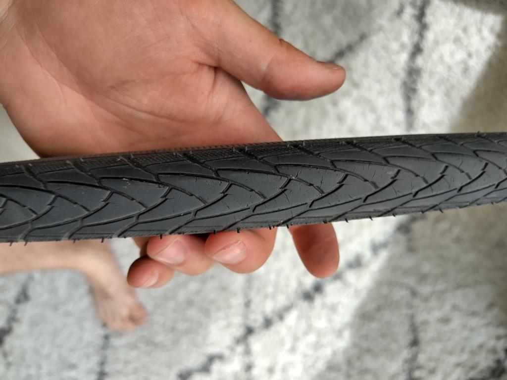 Buitenband 37-622 marathon schwalbe plus matige staat, Ophalen, Gebruikt, Band, Schwalbe