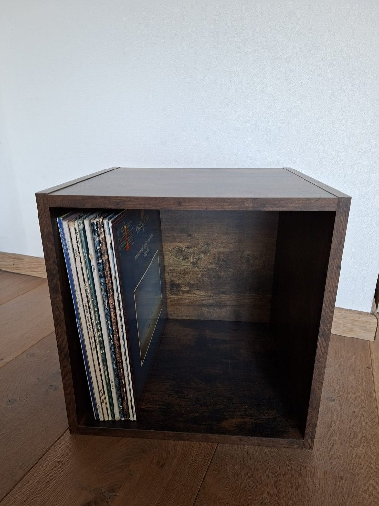 Kubus-kastje (voor lp’s of boeken), Huis en Inrichting, Ophalen, Minder dan 50 cm, Zo goed als nieuw, Minder dan 100 cm