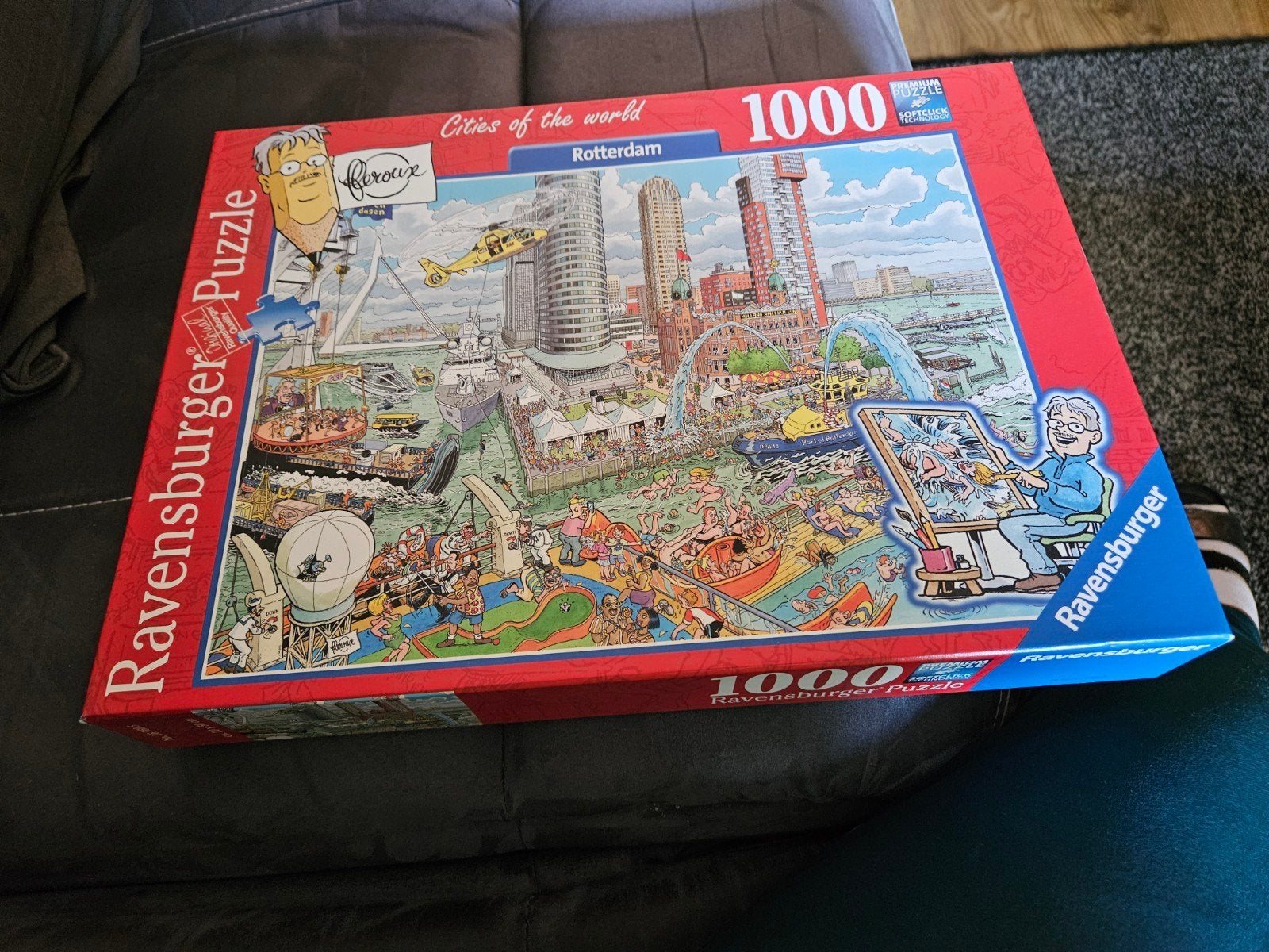 Ravensburger Cities of the World Rotterdam 1000 stukjes, Hobby en Vrije tijd, Denksport en Puzzels, Verzenden, 500 t/m 1500 stukjes