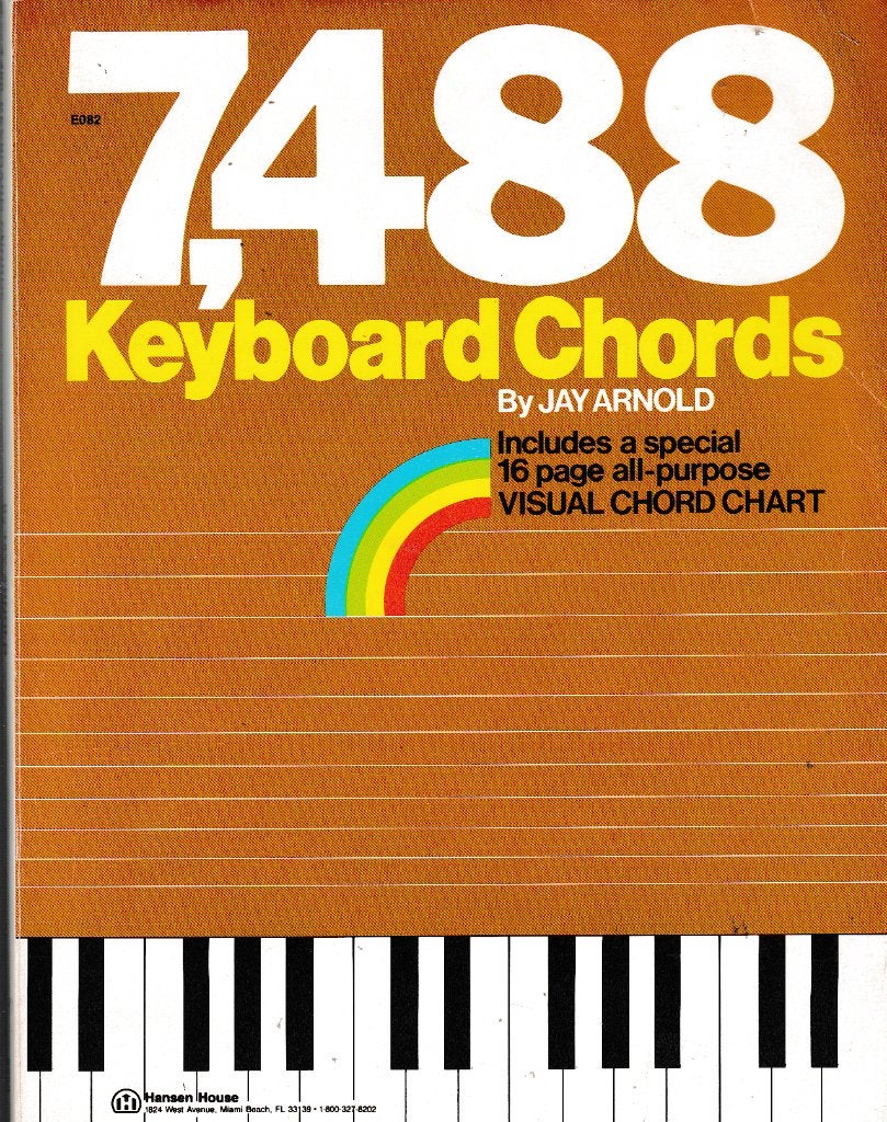 7488 Keyboard Chords All Purpose ( 170 ), Gebruikt, Ophalen of Verzenden, Keyboard, Artiest of Componist