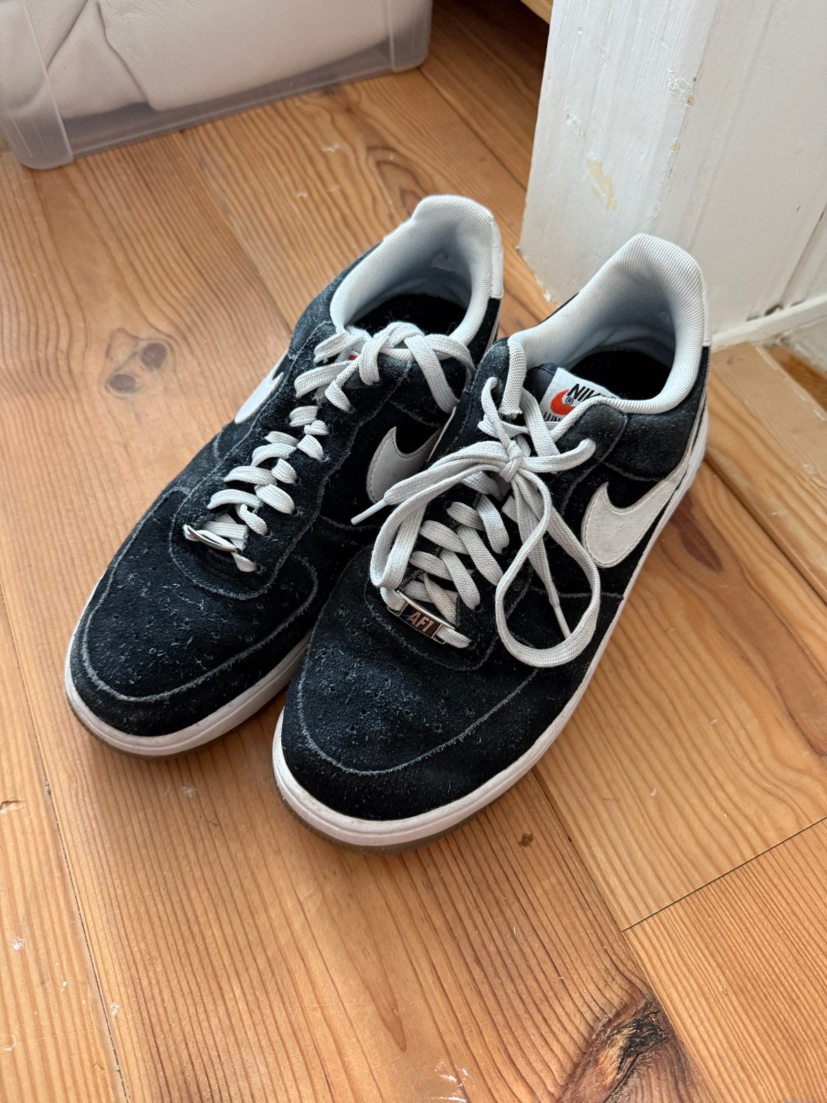 Nike Lunar Force 1 Z/W Maat 42,5, Kleding | Heren, Schoenen, Ophalen of Verzenden, Gedragen, Zwart, Sneakers of Gympen