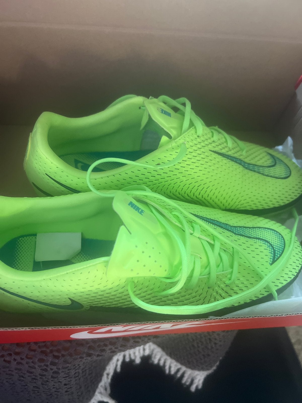 Nike Phantom GT2 Academy FG/MG Voetbalschoenen - Neon Geel, Maat XS of kleiner, Ophalen, Nieuw, Schoenen