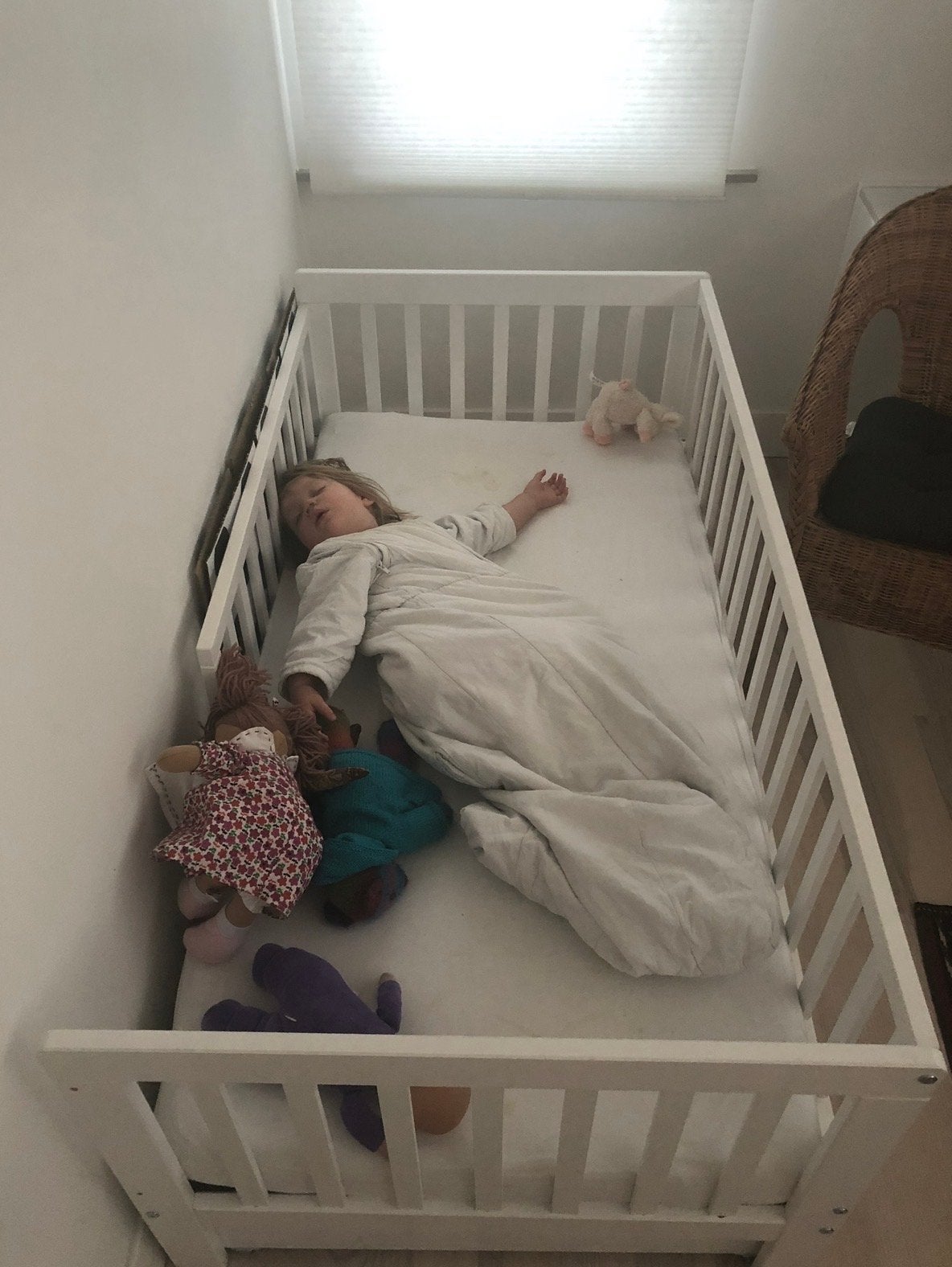 Petit Amelie Peuterbed Vivien 140x70 cm, Ophalen, 70 tot 85 cm, 140 tot 160 cm, Zo goed als nieuw