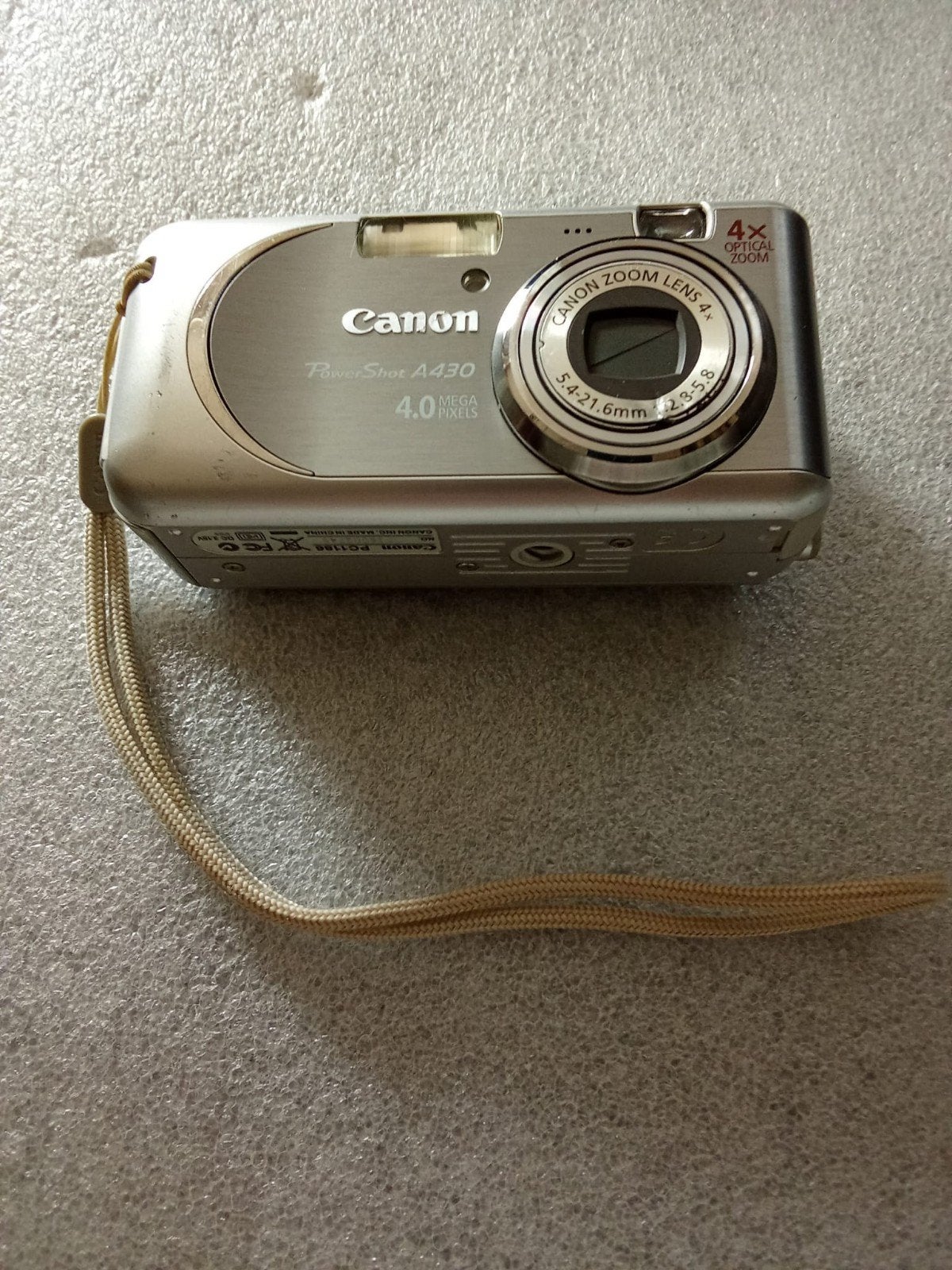 Canon PowerShot A430 Compactcamera - 4.0 Megapixel, Ingebouwde flitser, Gebruikt, Canon, Ophalen of Verzenden