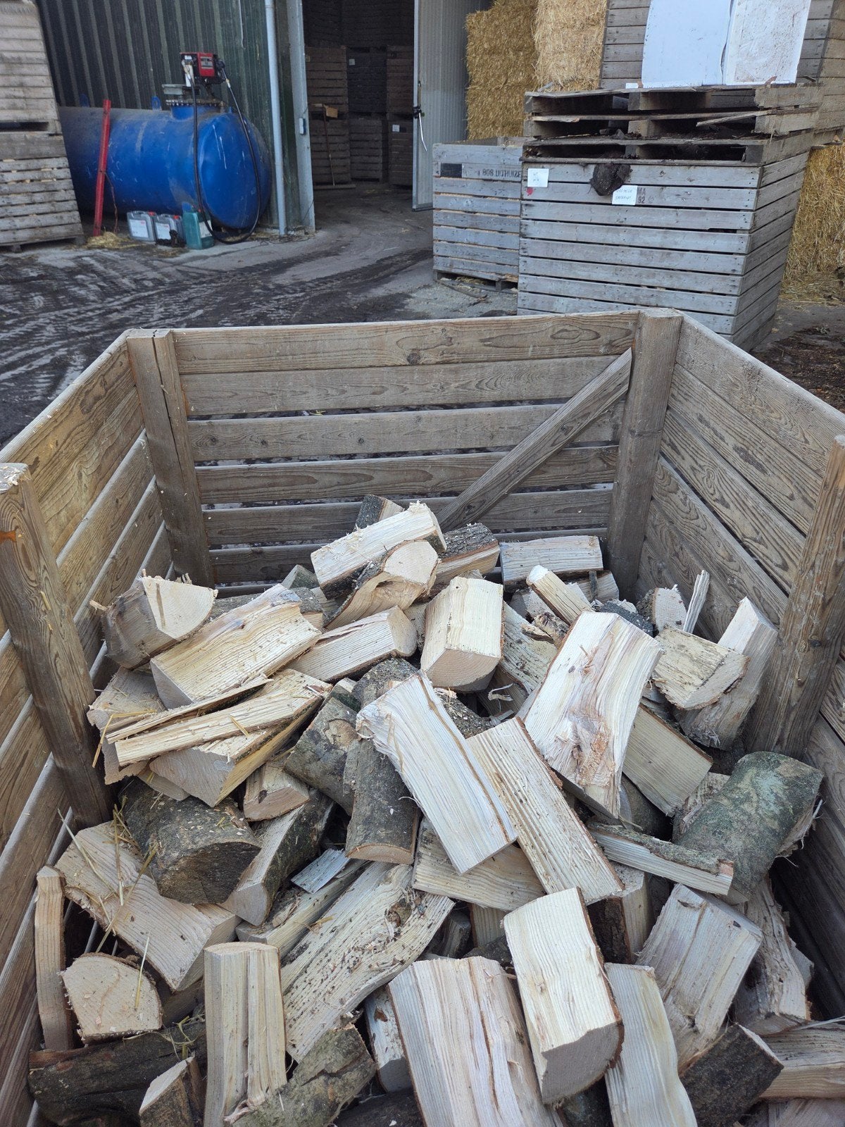 te koop essen openhaardhout, 6 m³ of meer, Ophalen of Verzenden, Essenhout, Blokken