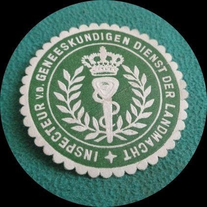 Oorlog wo2 sluitzegel mobilisatie geneesk. Dienst landmacht, Verzenden, Landmacht, Nederland, Overige typen