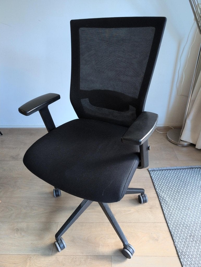 WeWork ergonomische bureaustoel, Ophalen, Zwart, Zo goed als nieuw, Bureaustoel