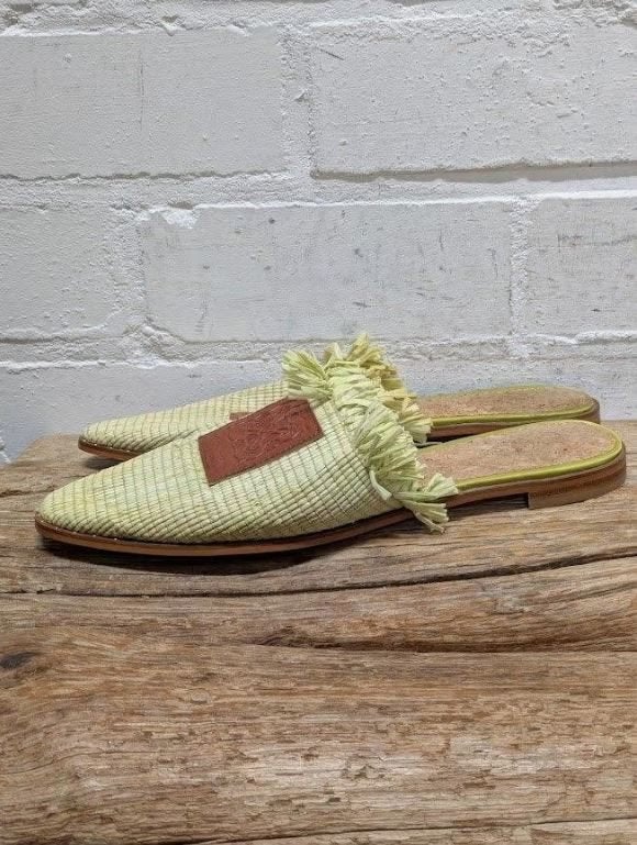 Scotch & Soda - Raffia instappers maat 42 - Als nieuw, Overige kleuren, Zo goed als nieuw, X, Sandalen of Muiltjes
