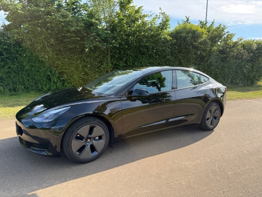 Tesla Model 3 2023 Zwart, Auto's, Automaat, Achterwielaandrijving, Zwart, Zwart