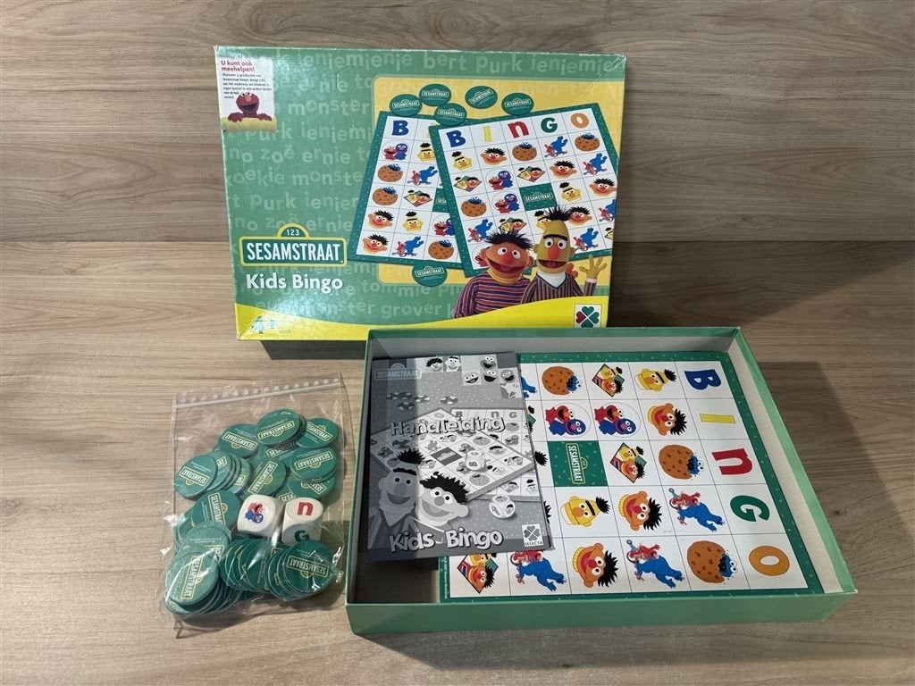 Sesamstraat kinds Bingo - s6079, Verzenden, Zo goed als nieuw