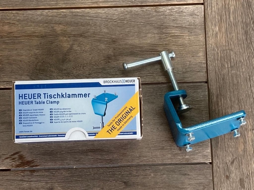 Brockhaus Heuer tafelklem, Ophalen of Verzenden, Nieuw, Bankschroef