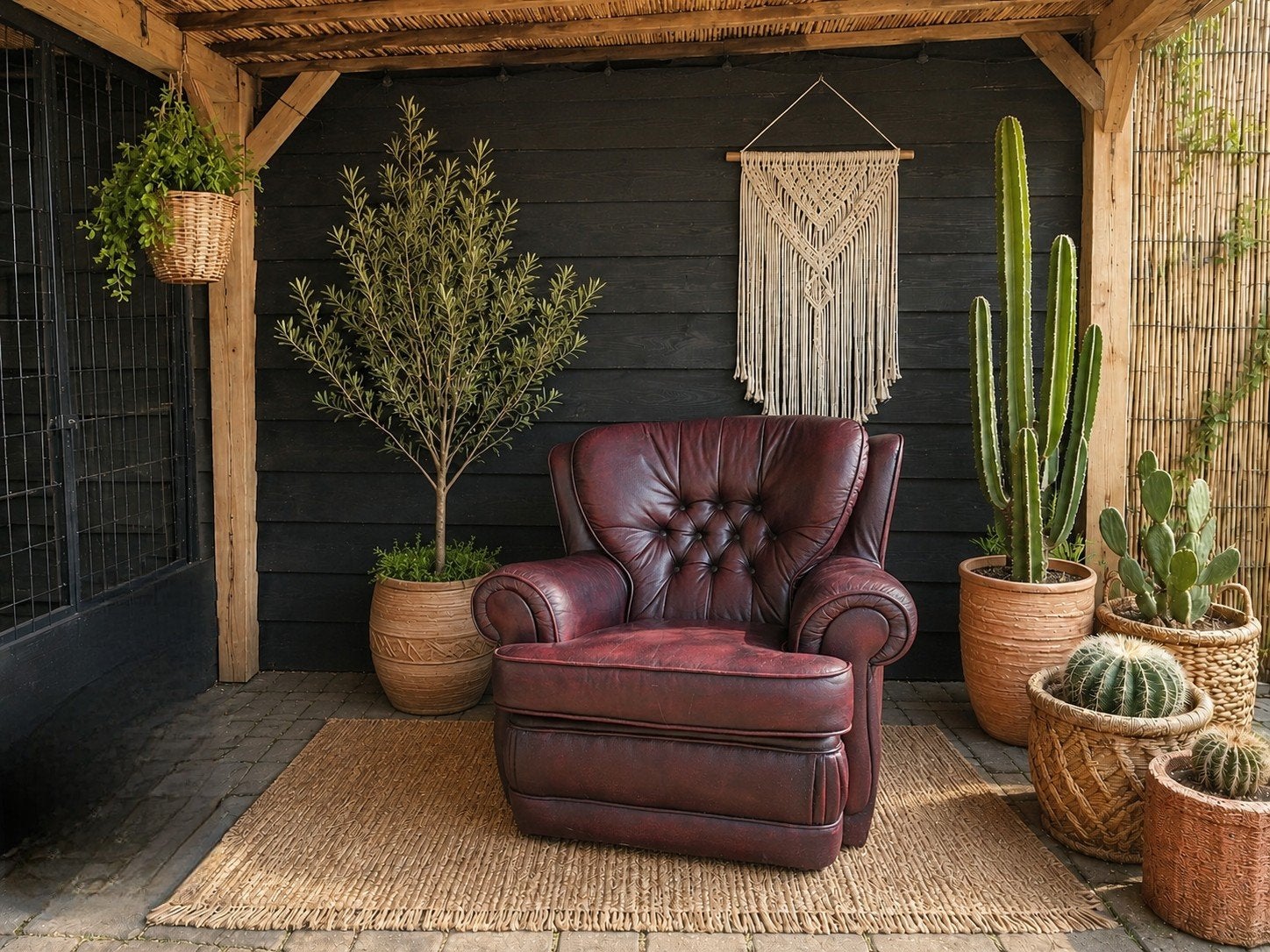 chesterfield 🇬🇧bull leer roodbruin,mancave jaren 80, Ophalen, Gebruikt, Mancave,retro,vintage, Leer