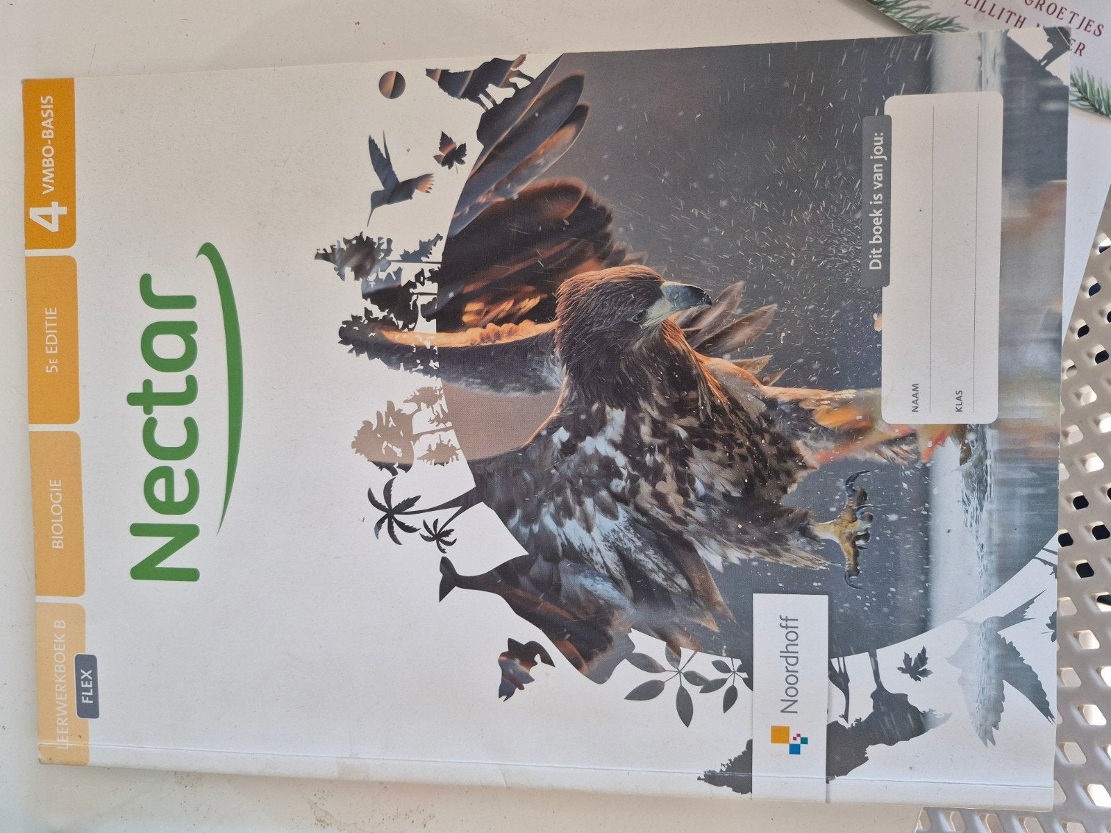 Nectar Biologie VMBO-Basis 4 Werkboek 5e editie, Boeken, Ophalen of Verzenden, Gelezen, VMBO, Biologie
