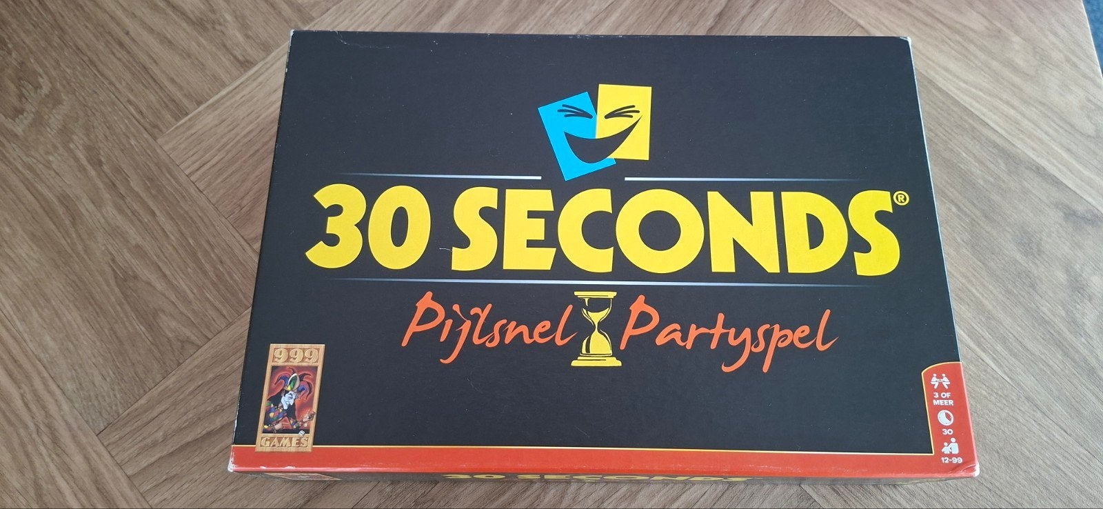 30 seconds pijlsnel partyspel, Drie of vier spelers, Ophalen of Verzenden, Zo goed als nieuw, 999-games