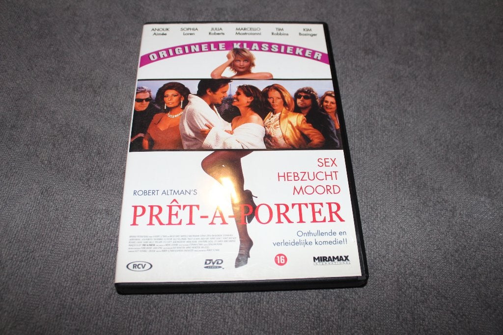 DVD Pret-a-Porter, Vanaf 16 jaar, Ophalen of Verzenden, Gebruikt, Overige genres