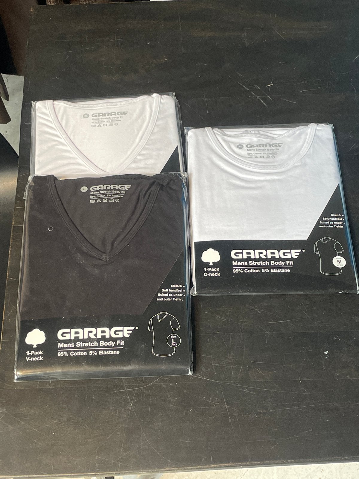 Partij GARAGE herenshirts - Nieuw in verpakking, Ophalen of Verzenden, Nieuw, Overige maten, Wit