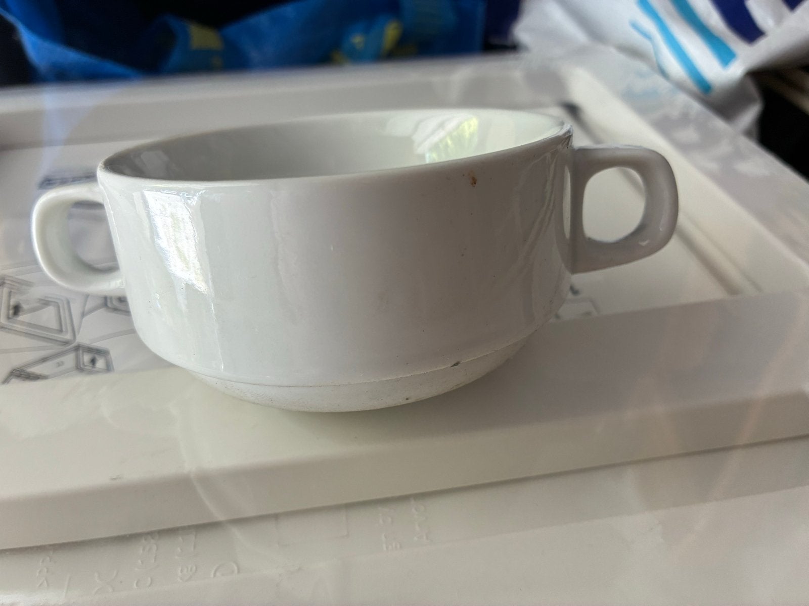20 Witte soepkommen - Ideaal voor horeca of groot gezin, Ophalen of Verzenden, Gebruikt, Keramiek, Kom(men)