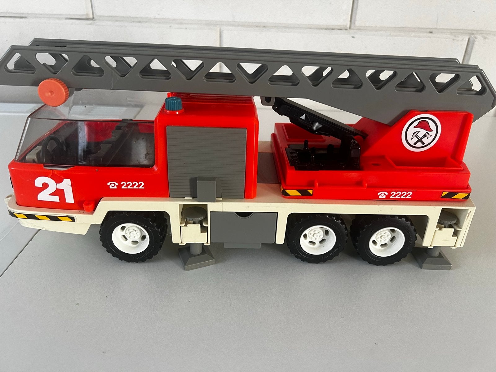 Playmobil Brandweerauto met Uitschuifbare Ladder, Ophalen of Verzenden, Gebruikt