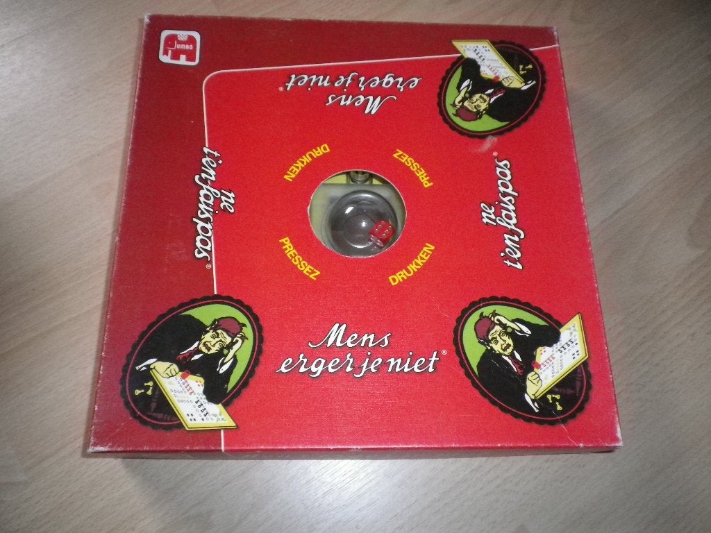 Mens erger je niet met drukknop, Ophalen of Verzenden, Zo goed als nieuw, Jumbo