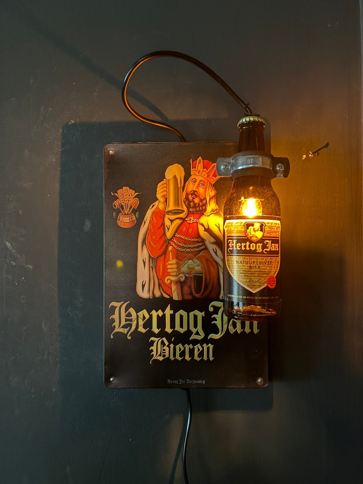 Hertog Jan Wandlamp, Met schakelaar, E14 (klein), Nieuw, Ophalen of Verzenden