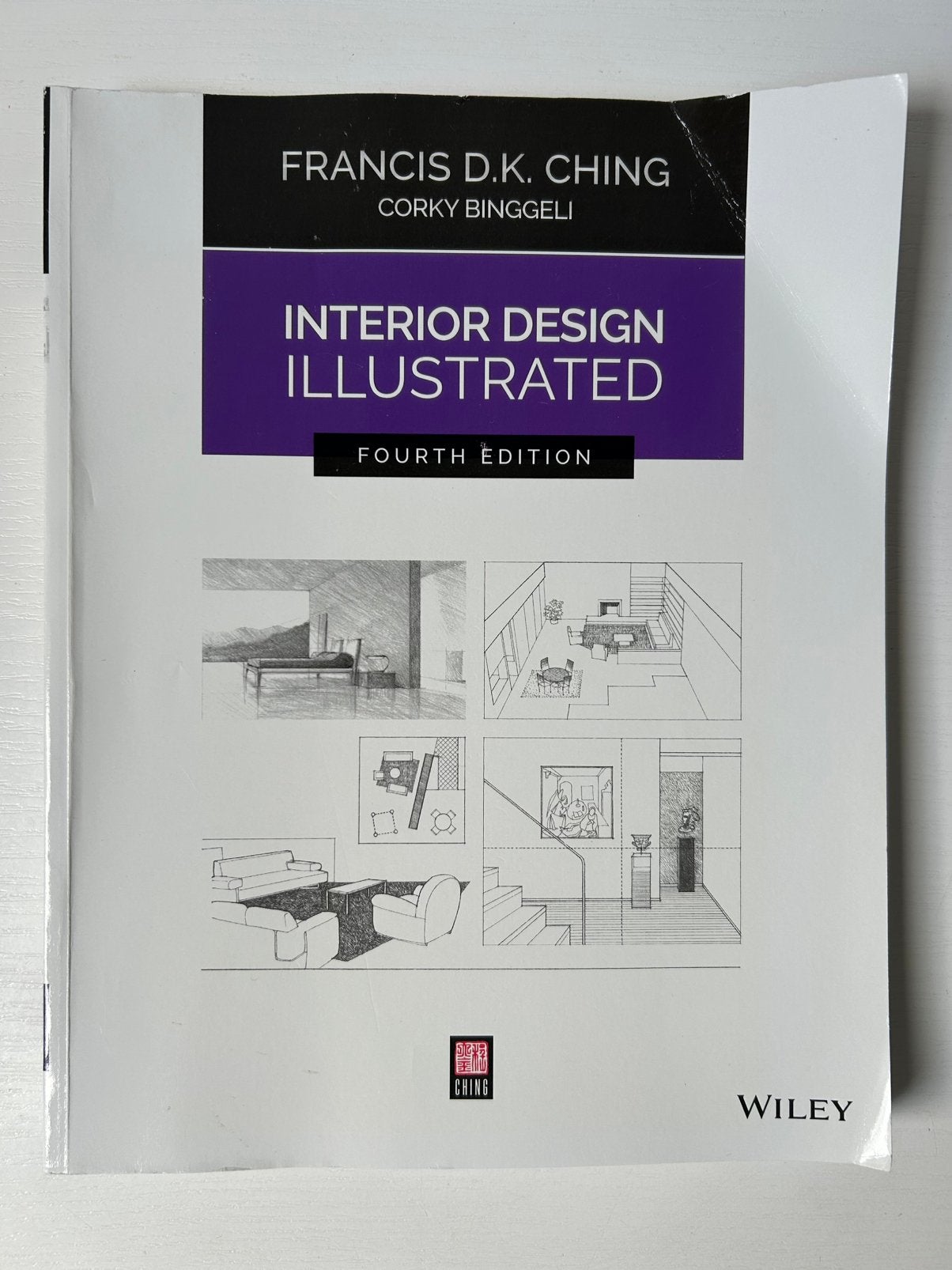 Interior Design Illustrated Francis D.K. Ching, Ophalen of Verzenden, Gelezen, Overige onderwerpen
