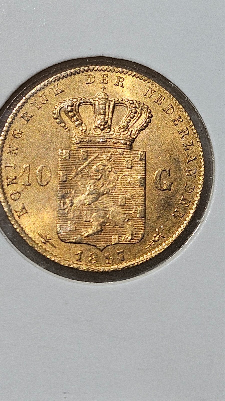 Gouden tientje 1897, Ophalen of Verzenden, Koningin Wilhelmina, 10 gulden, Goud