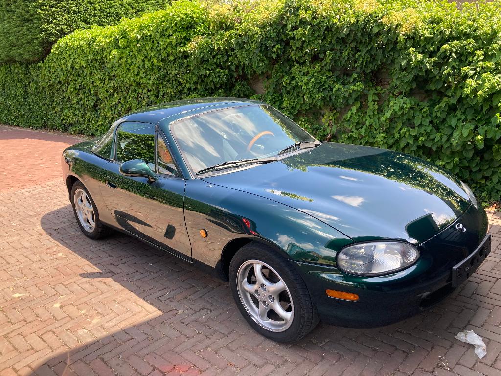 Goed onderhouden Cabrio Mazda MX-5  NB 1.6i Racing Green, Stof, 40 €/maand, Zwart, 4 cilinders