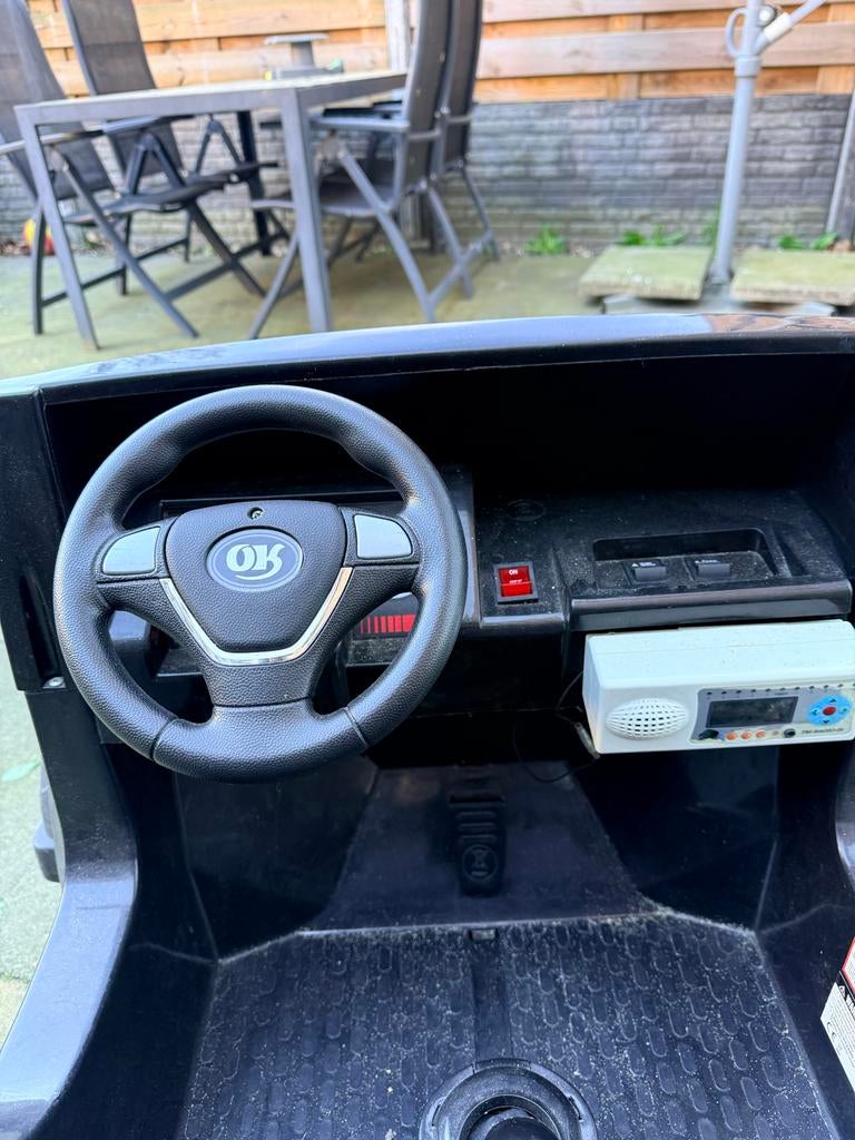 Elektrische kinderauto Jeep 4x4 - Zwart, Ophalen of Verzenden, Gebruikt