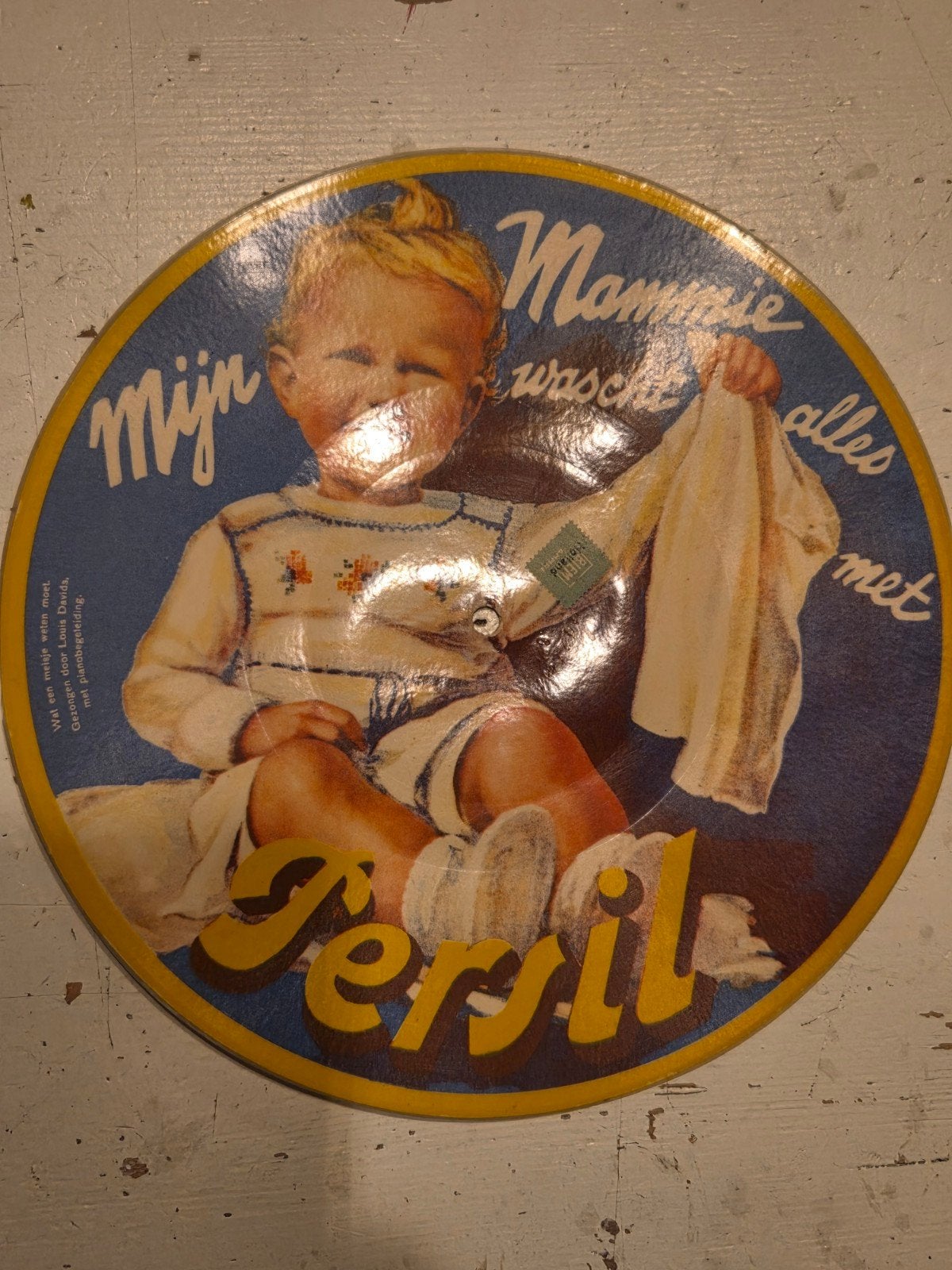 Persil 10-inch flexi-disc / kartonnen picture disc (78 RPM), Verzenden