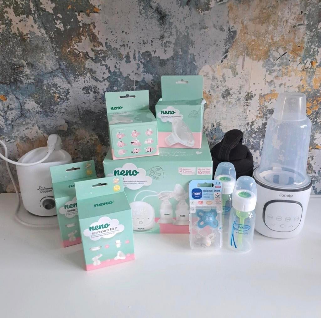 Neno Due Dubbele Borstkolf met Accessoires, Ophalen, Zo goed als nieuw, Borstkolf