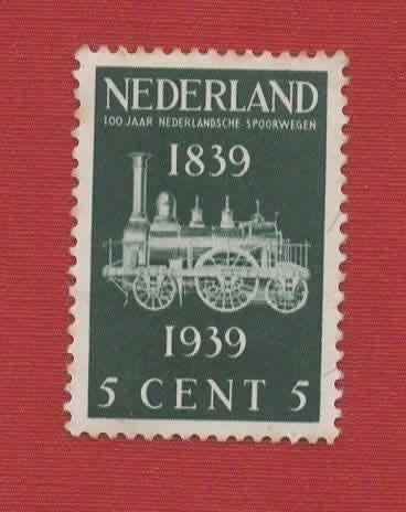 Treinen - Nederland - 325 - postfris (plakk.r), Verzenden, Postfris, Treinen