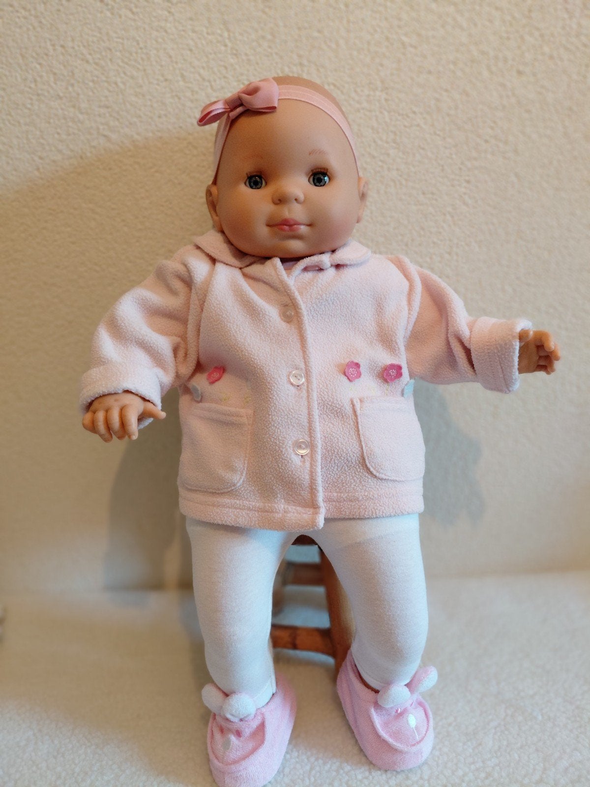 Mooie Grote Meisjes Babypop 🩷 van Paola Reina. = 55 cm., Ophalen of Verzenden, Zo goed als nieuw, Babypop