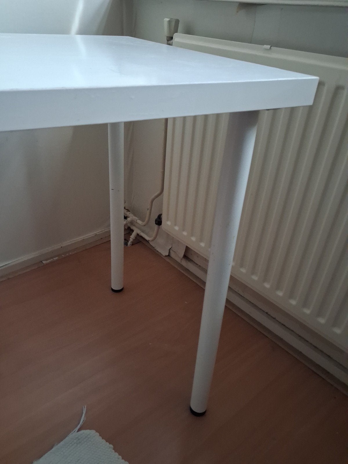 Ikea tafelblad wit met poten - DIY project, Ophalen, Gebruikt, 100 tot 150 cm, 50 tot 100 cm
